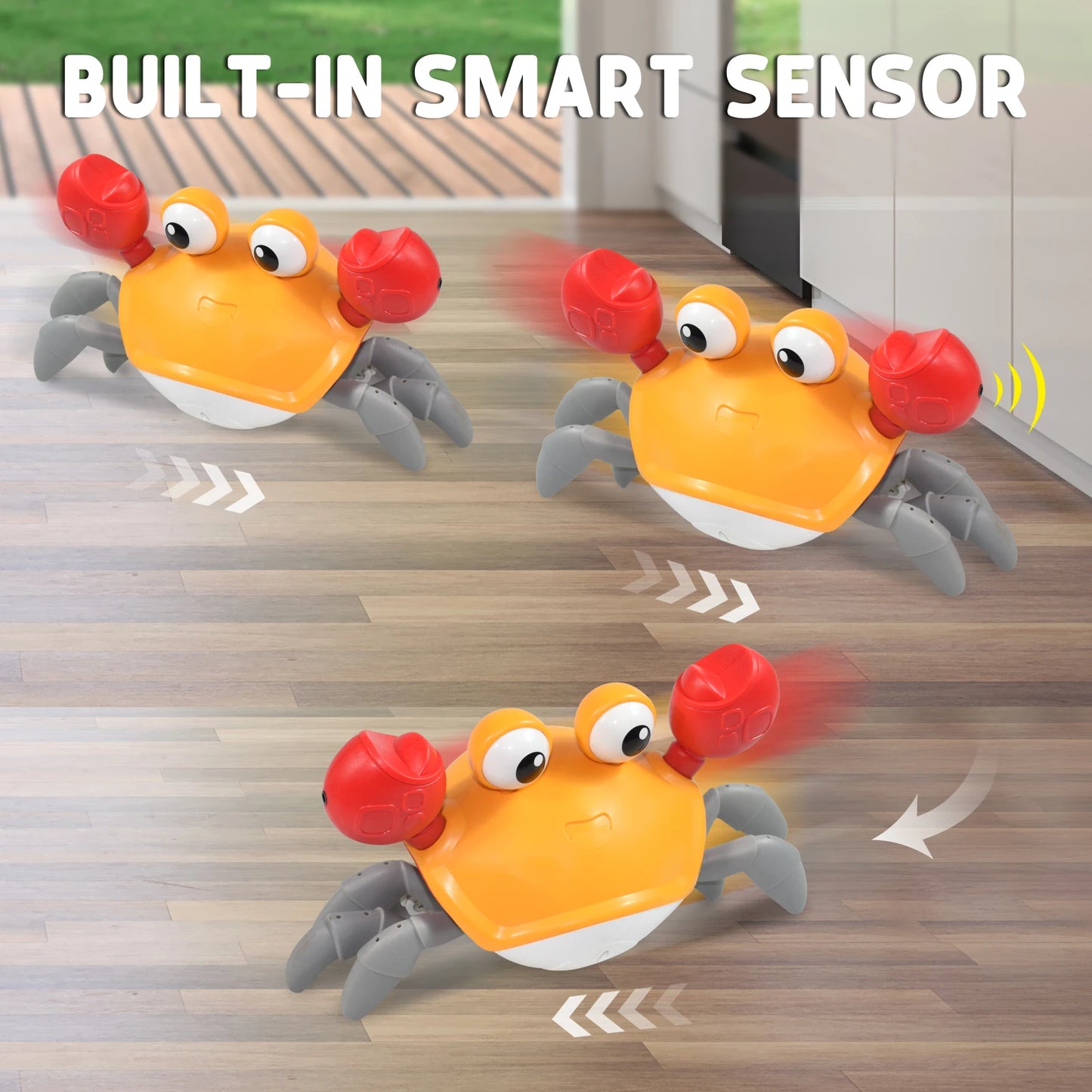 Dancing Crab, Octopus Crawling Toy Musical