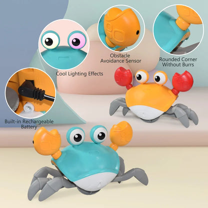 Dancing Crab, Octopus Crawling Toy Musical