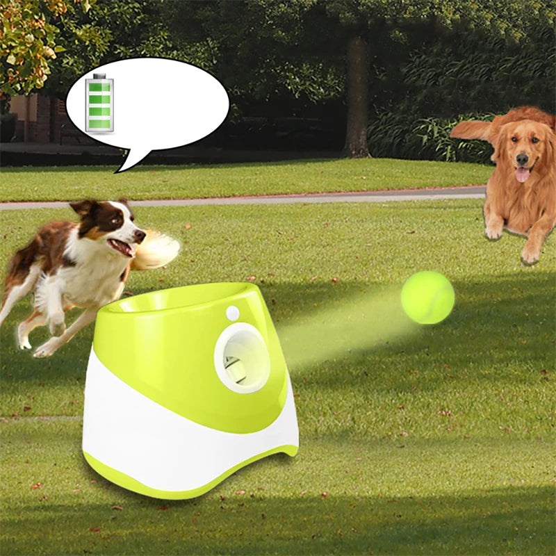 Dog Mini Tennis Launcher Automatic Chase Toy