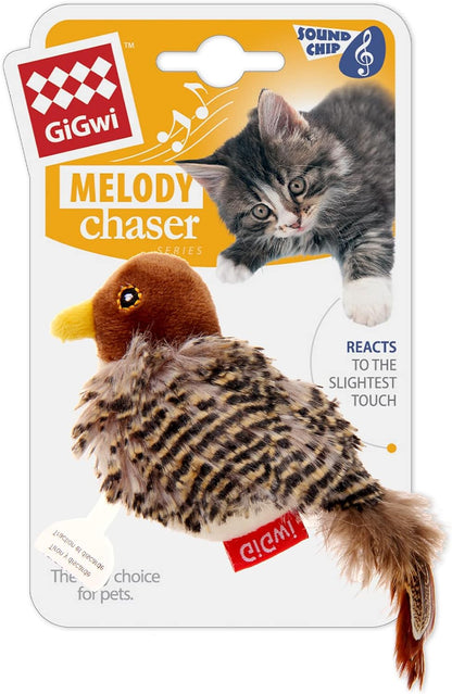 Interactive Automatic Electronic Cat Toy Chirping Bird